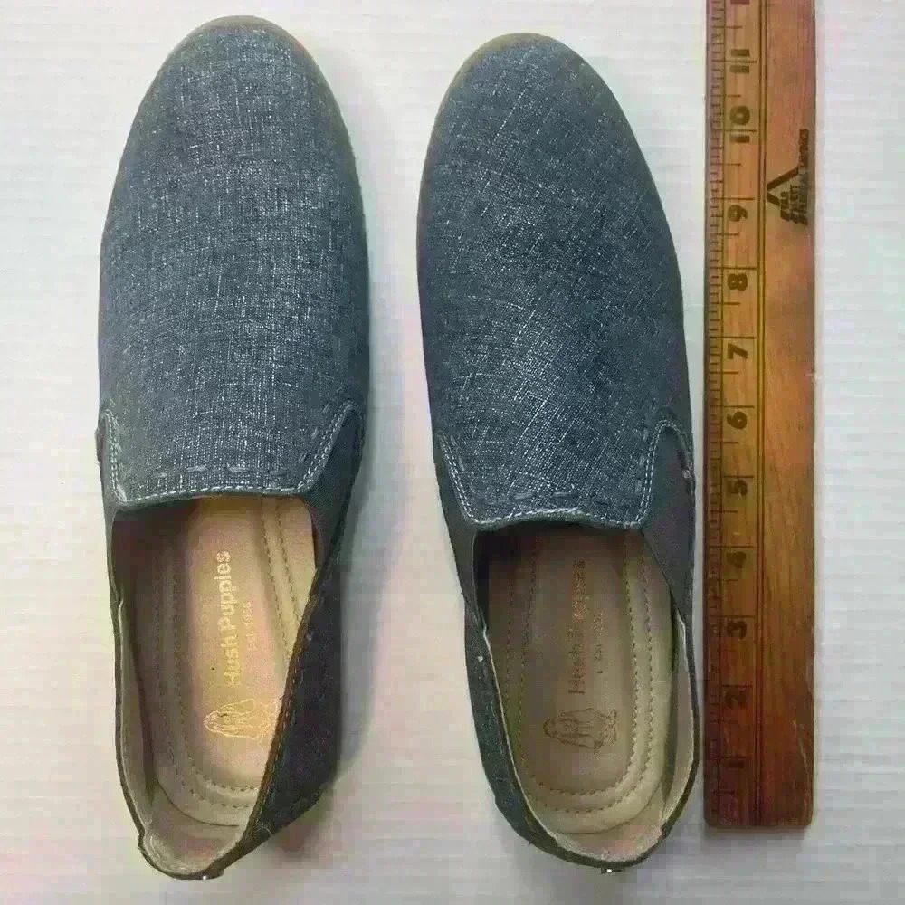 Hush Puppies Blue Denim Chambray Jean Chukka Ankle Boots Size 9.5 Never worn!